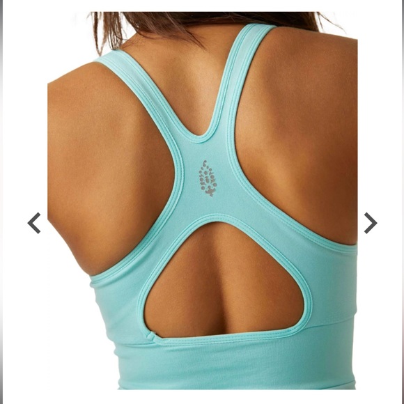 Free People NWT Every Single Time Runsie Size M/L in Cascade-Blue Turquoise😍🤩 - Picture 3 of 10